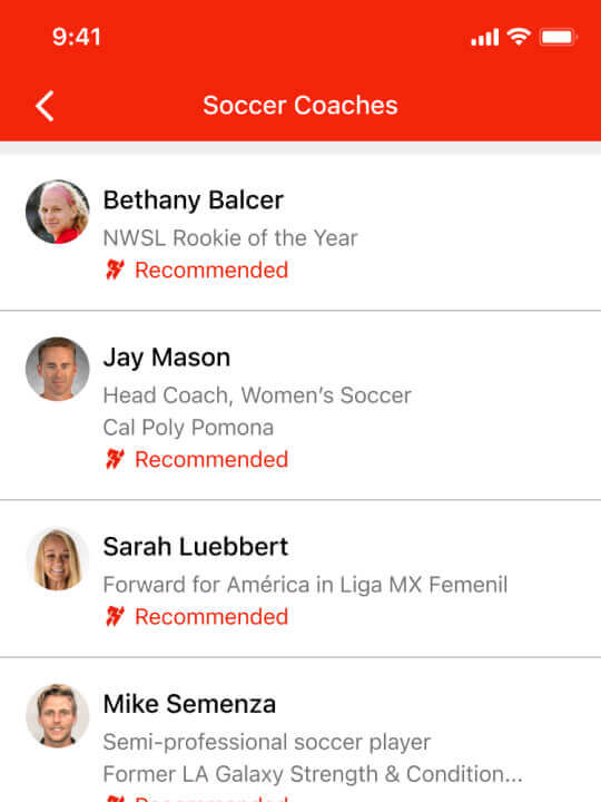 Work with world-class coaches at Blayze